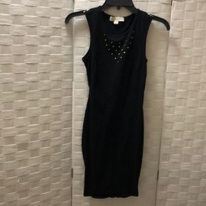 Nicki Minaj Black Body-con sleeveless dress